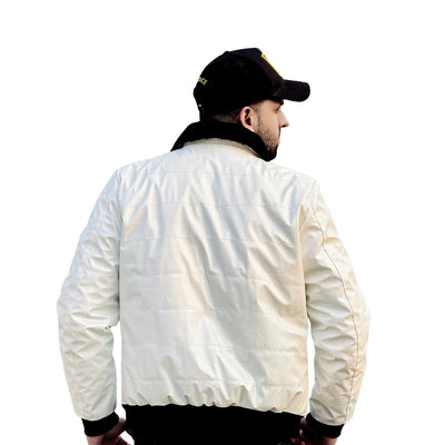 Imported White Puffer Jacket Premium Quality