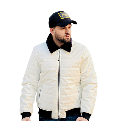 Imported White Puffer Jacket Premium Quality