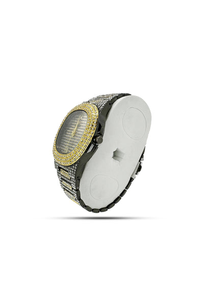 IKK collection Black and gold watch