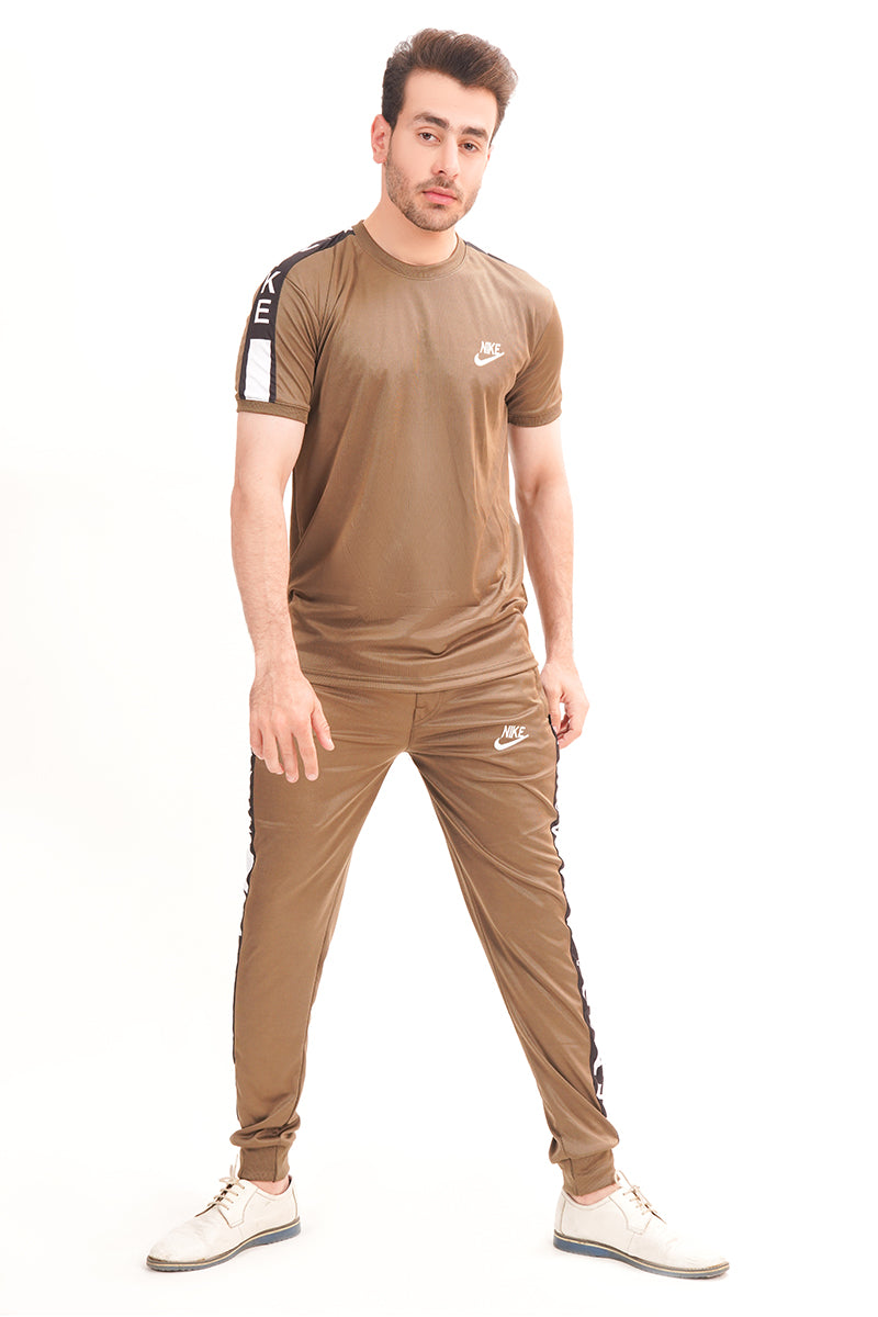 nike brown tracksuit