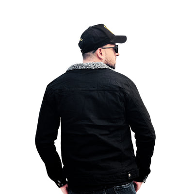 Denim jacket complete fur inside premium quality