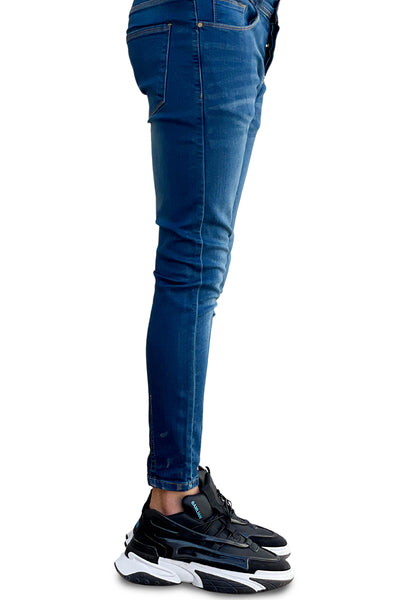 Dark blue faded pent