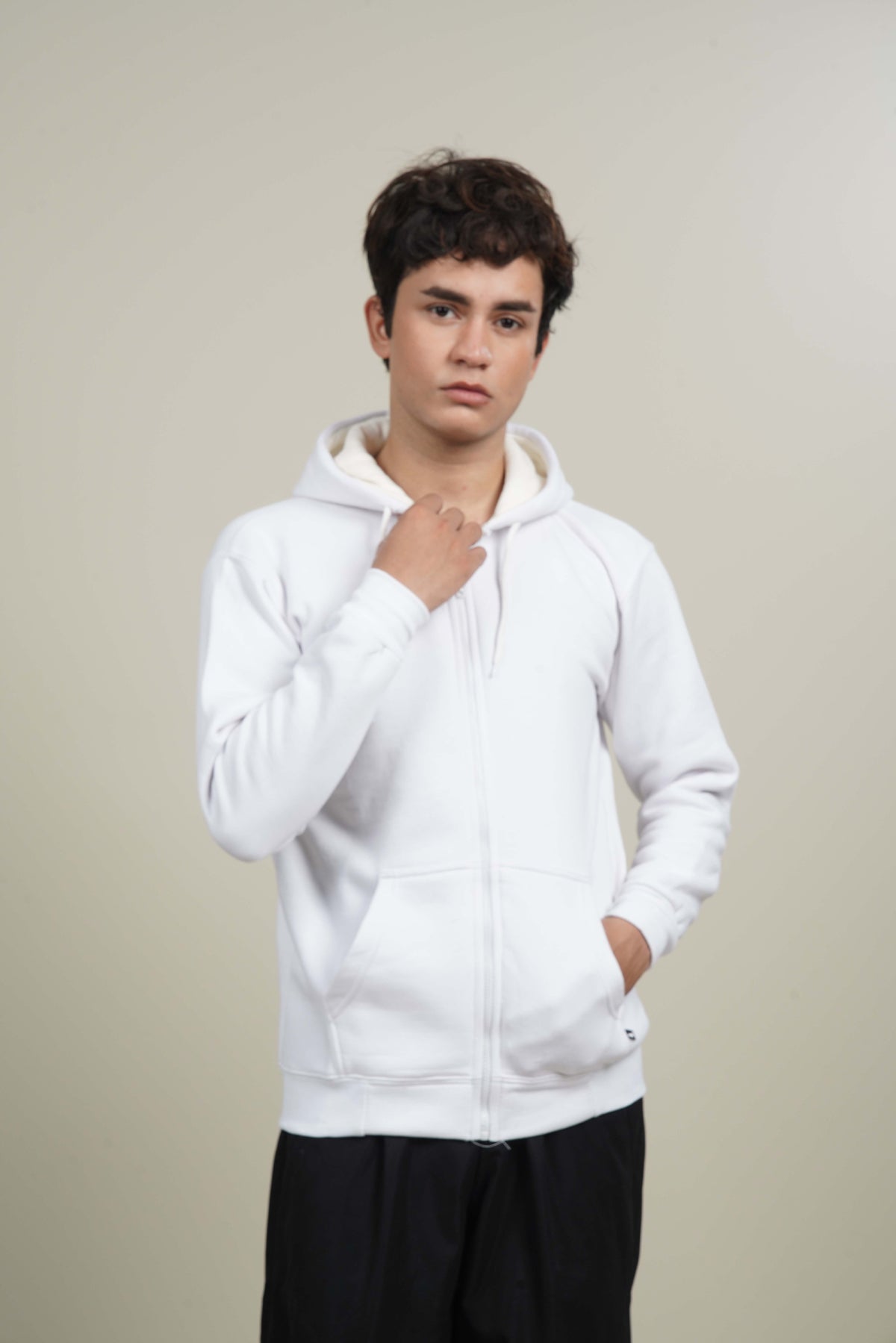 Basic Zip-Up Hoodie