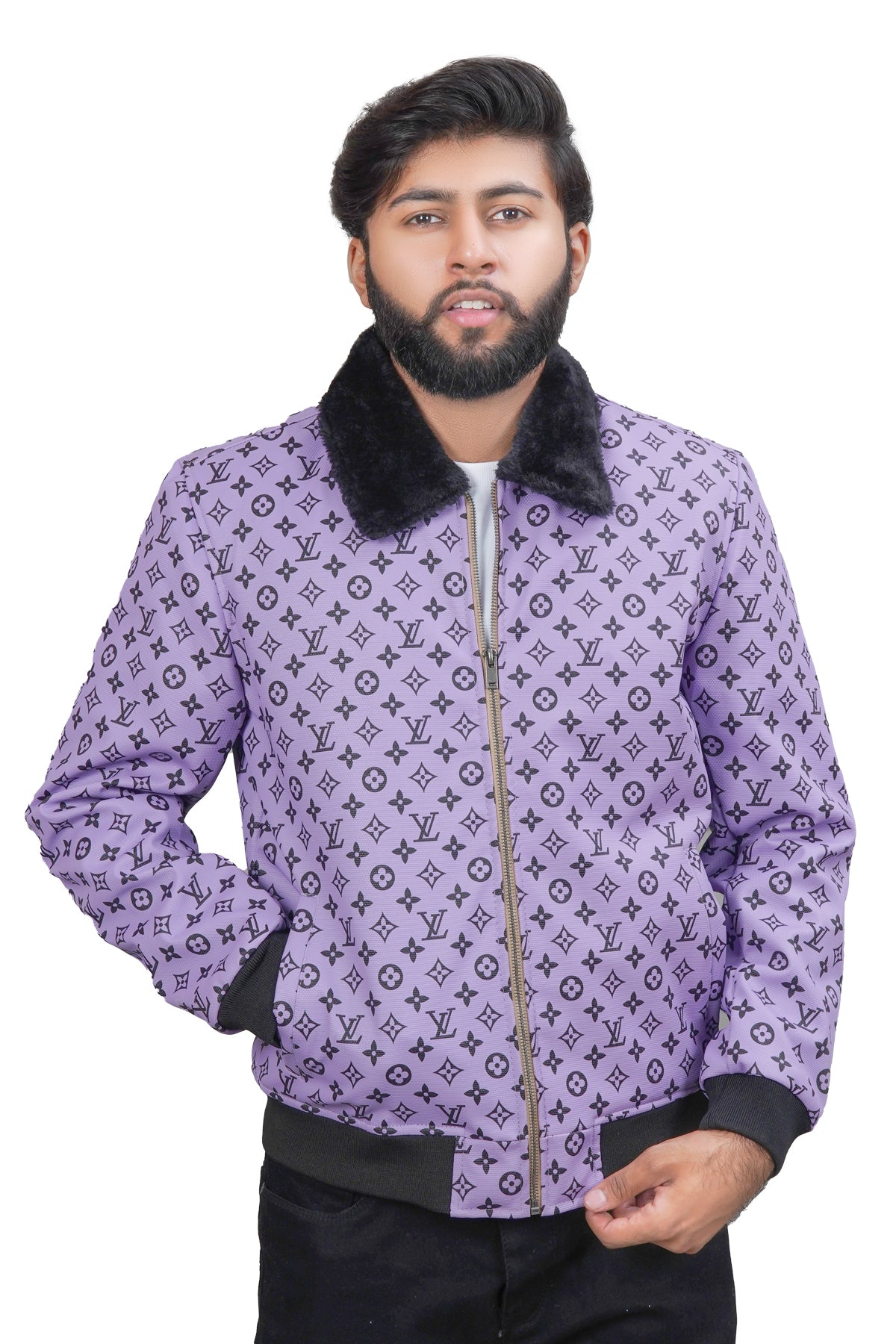 Louis vuitton jacket premium quality rexine