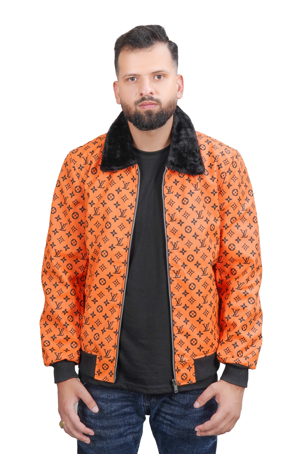 Louis vuitton jacket premium quality rexine