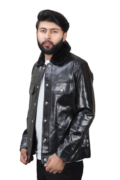 Double pocket jacket premium quality rexine