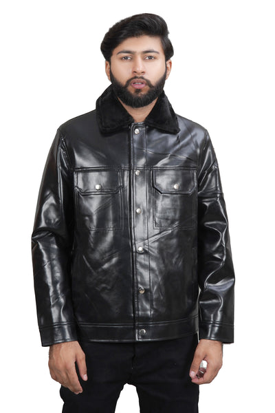 Double pocket jacket premium quality rexine