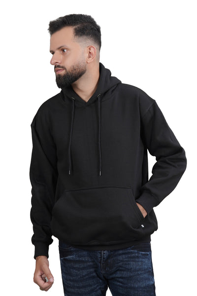 Plain hoodie premium quality cotton fleece